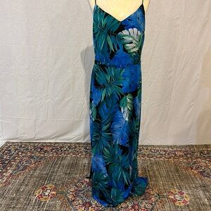 NWT printed   maxi dress